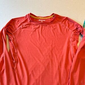 NRS orange Long Sleeve Shirt fishing shirt, size medium. Unisex